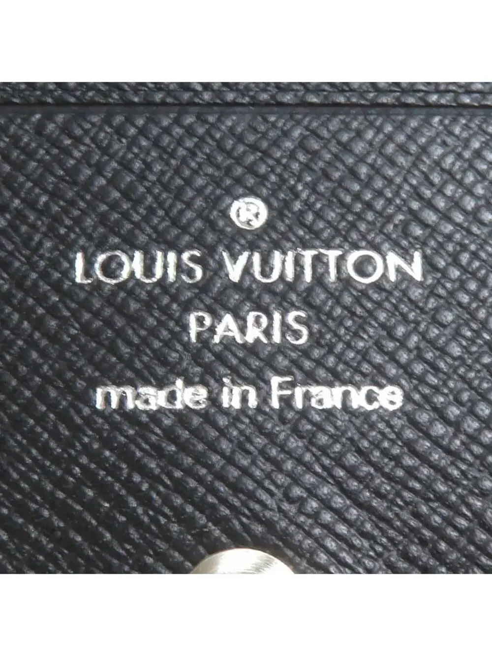 Auth Louis Vuitton Bifold Wallet Black #339246L29B